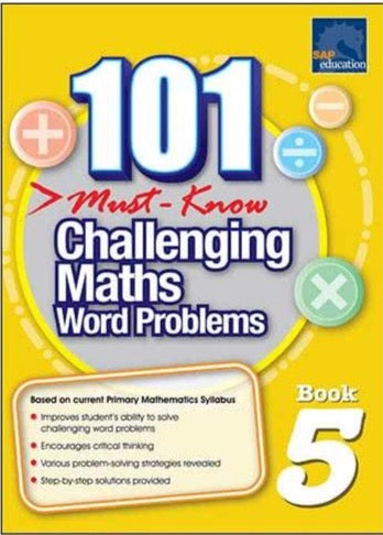 101 Must Know Challenging Maths Word Problems Year 5