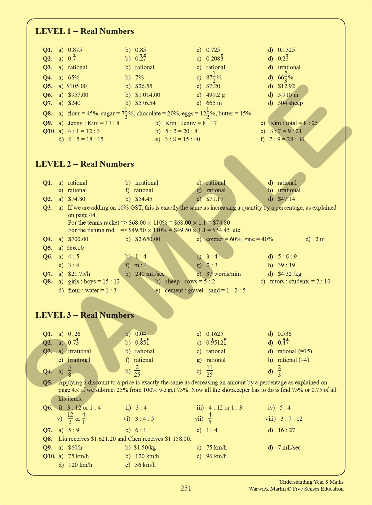 Understanding Year 8 Maths – Australian Curriculum Edition