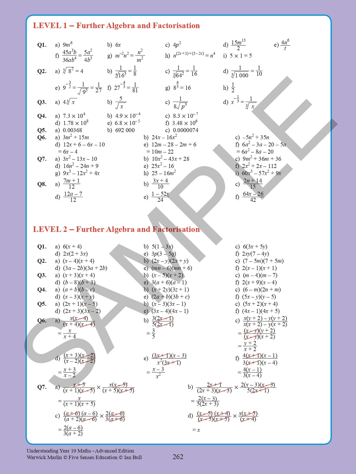 Understanding Year 10 Maths Advanced: Australian Curriculum Edition
