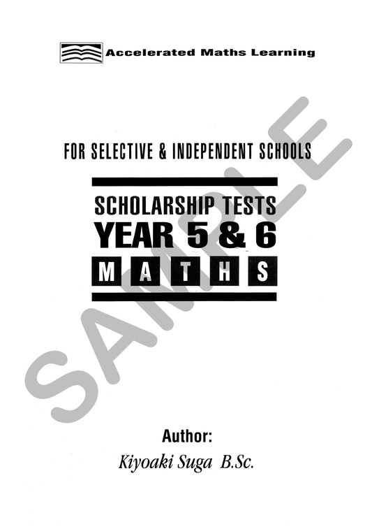 Year 5 & 6 Scholarship Tests Maths
