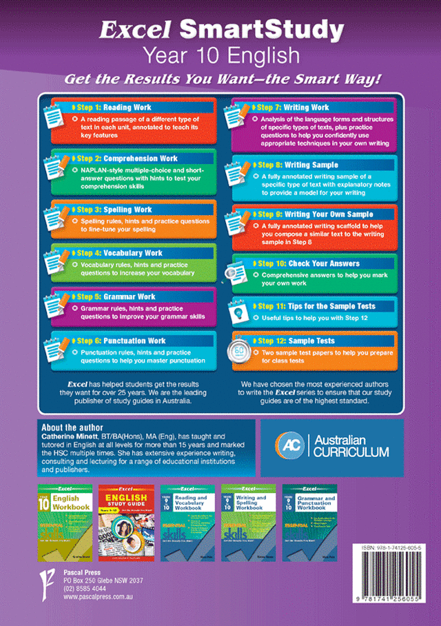 Excel SmartStudy - English Year 10 Ada's Book
