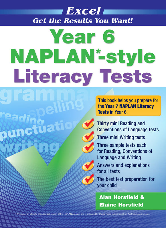 Excel - Year 6 NAPLAN*-style Literacy Tests