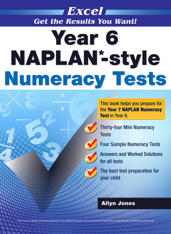 Excel - Year 6 NAPLAN*-style Numeracy Tests