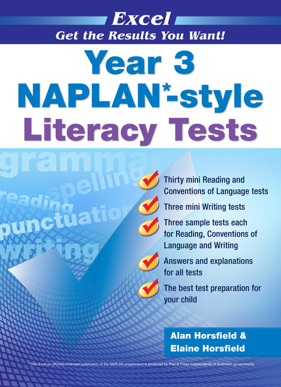 Excel - Year 3 NAPLAN*-style Literacy Tests
