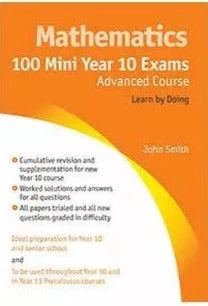 100 Mini Year 10 Exams Advanced Course Ada's Book