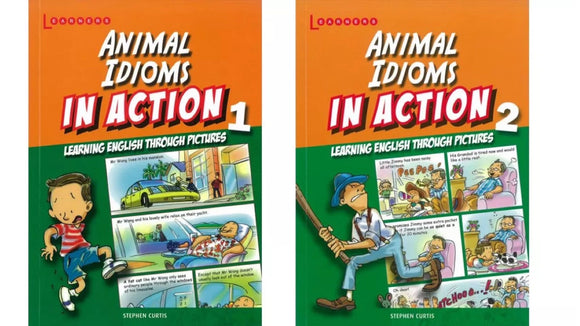 Animal Idioms In Action (2 Books Bundle)