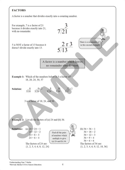 Understanding Year 7 Maths: Australian Curriculum Edition