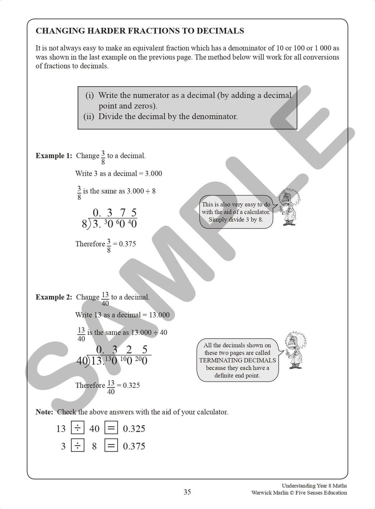 Understanding Year 8 Maths  – Australian Curriculum Edition