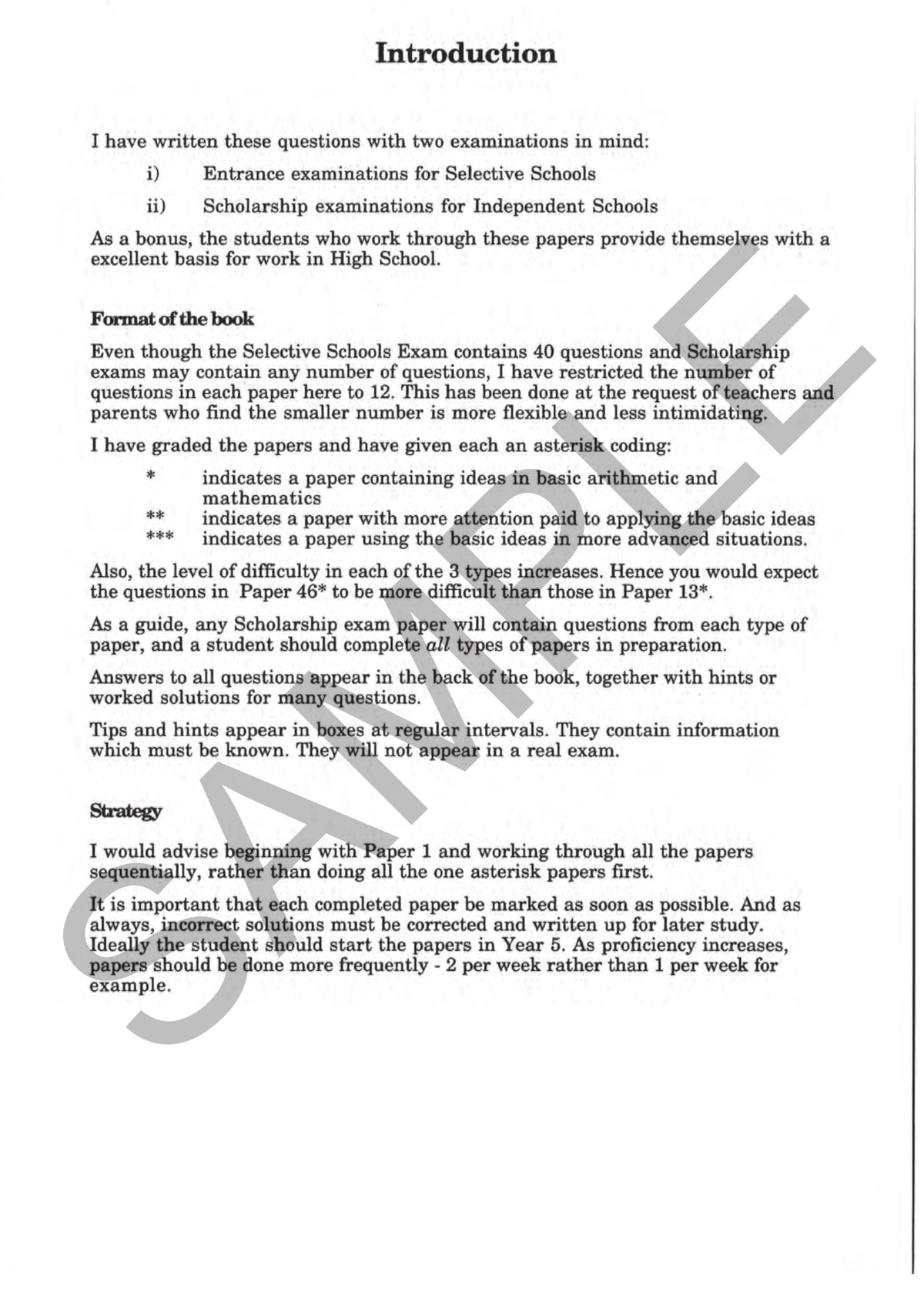 Mathematics: 100 Mini Exams for Selective Schools Entrance and Scholarships Year 5-8
