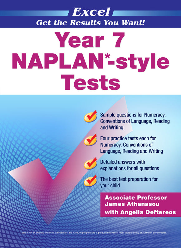 Excel - Year 7 NAPLAN*-style Tests