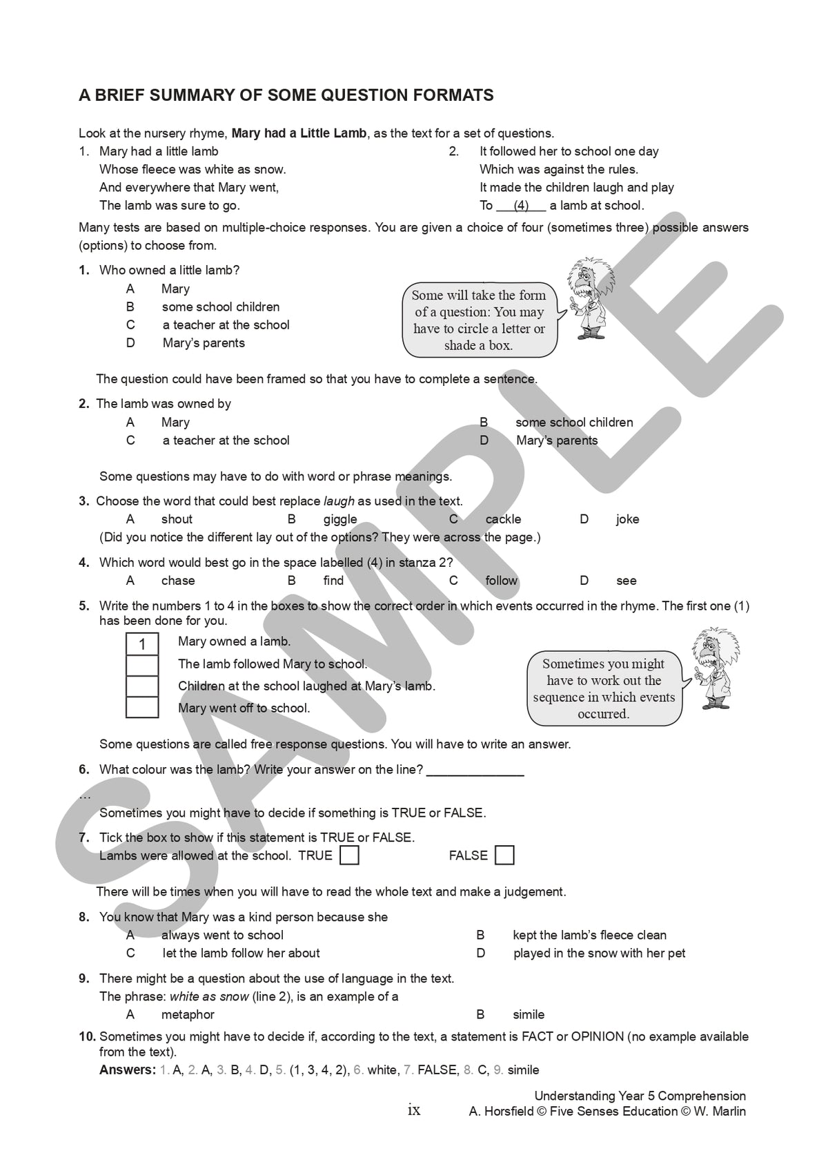 Understanding Year 5 Comprehension