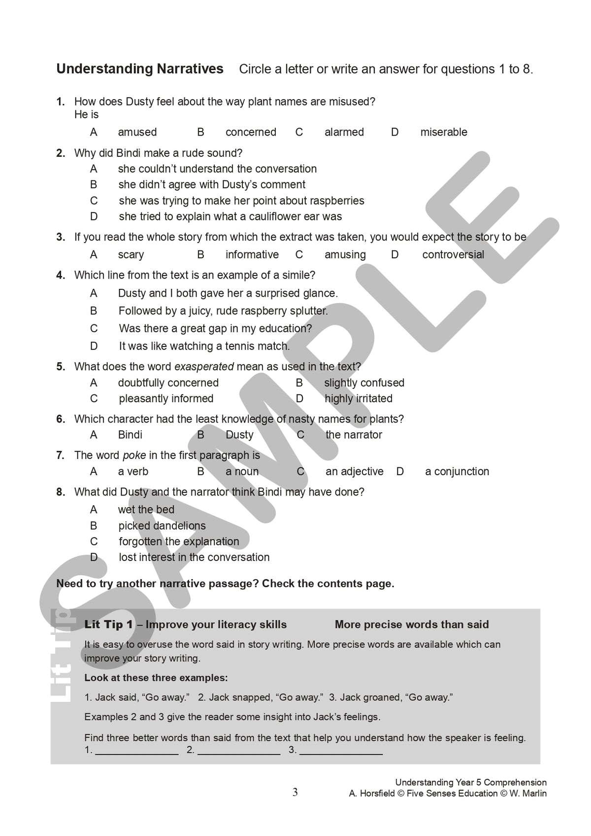 Understanding Year 5 Comprehension