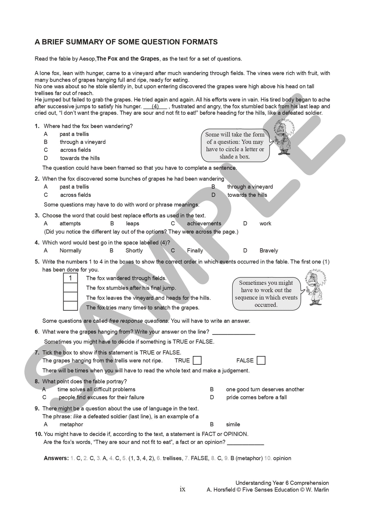 Understanding Year 6 Comprehension