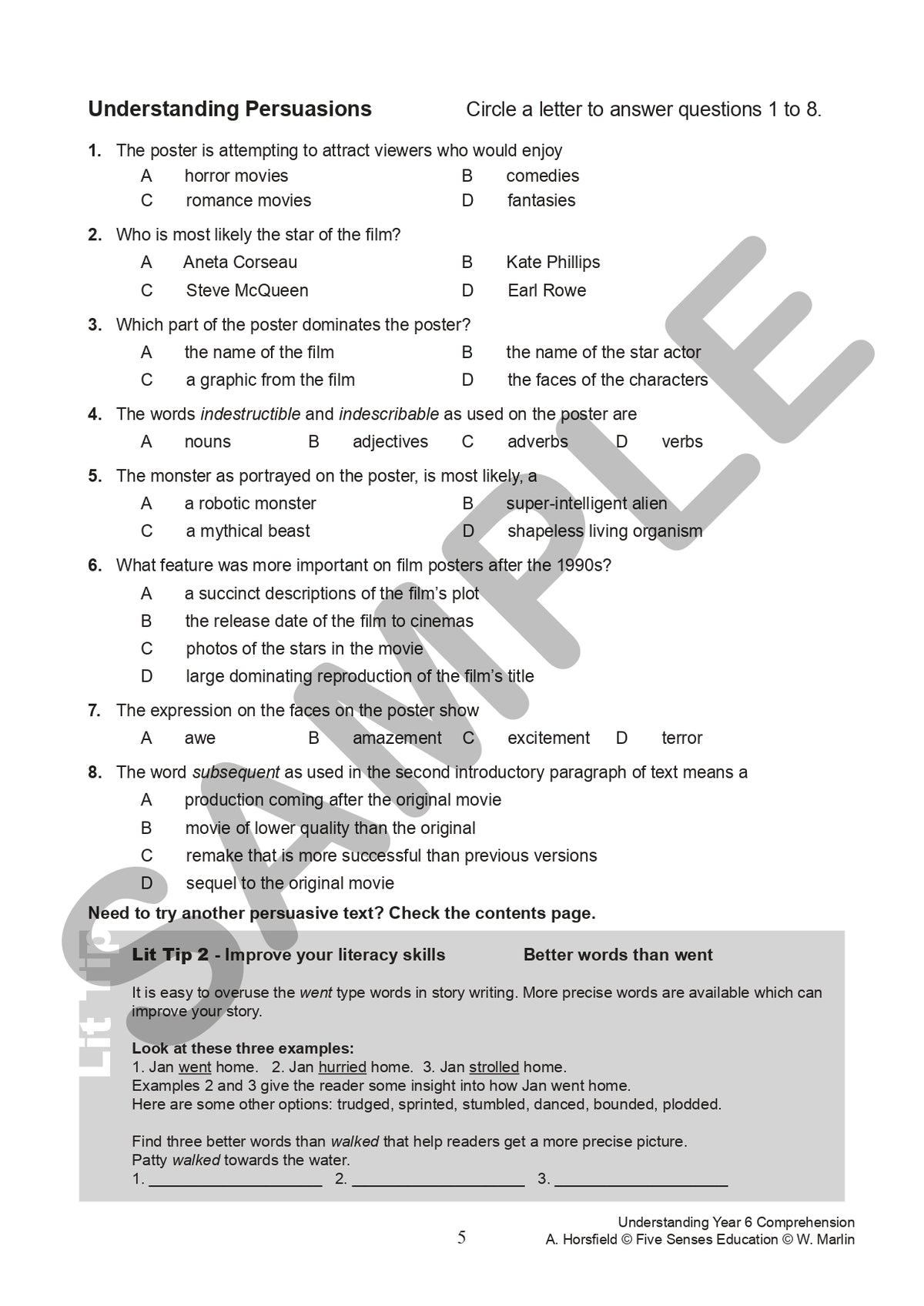 Understanding Year 6 Comprehension