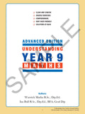 Understanding Year 9Maths  – Australian Curriculum Edition advanced