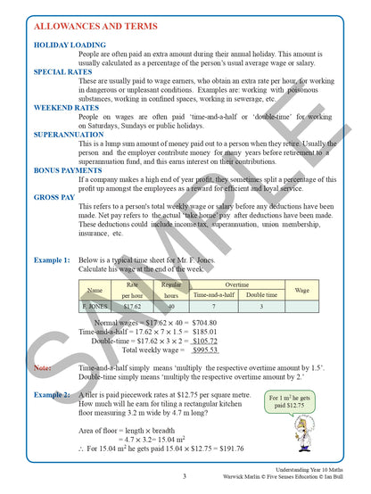 Understanding Year 10 Maths: Australian Curriculum Edition