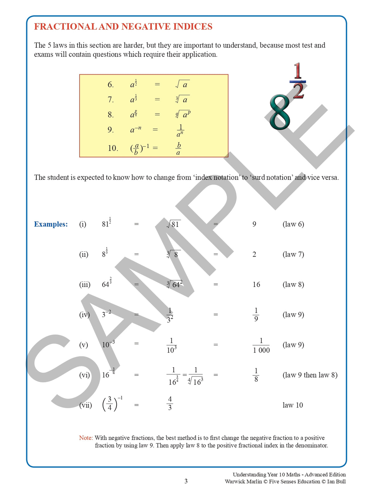 Understanding Year 10 Maths Advanced: Australian Curriculum Edition