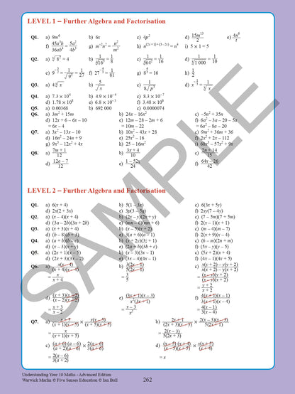 Understanding Year 10 Maths Advanced: Australian Curriculum Edition