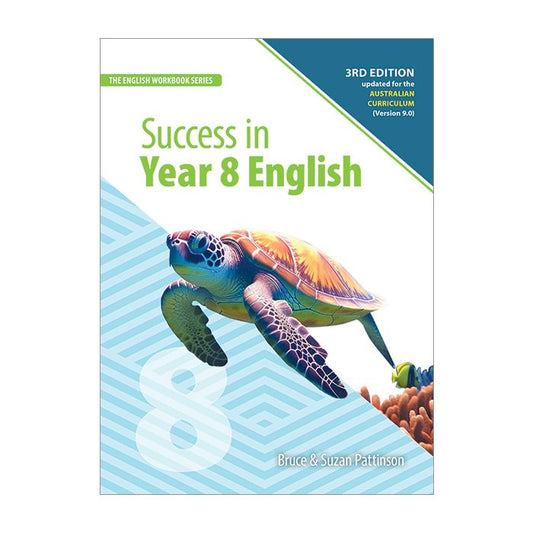 Success in Year 8 English Australian Curriculum v9.0 cover