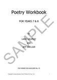 Poetry Workbook for Years 7 & 8