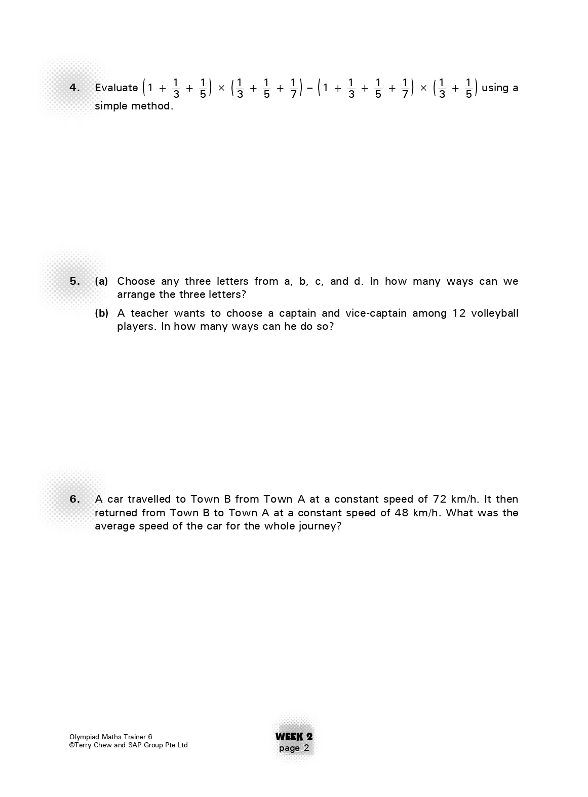Olympiad Maths Trainer 6