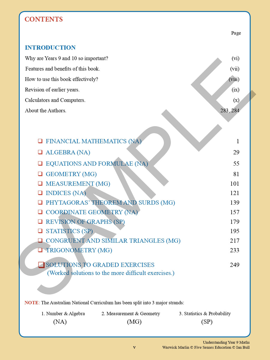 Understanding Year 9 Maths Australian Curriculum Edition Understanding year 9 maths australian curriculum edition