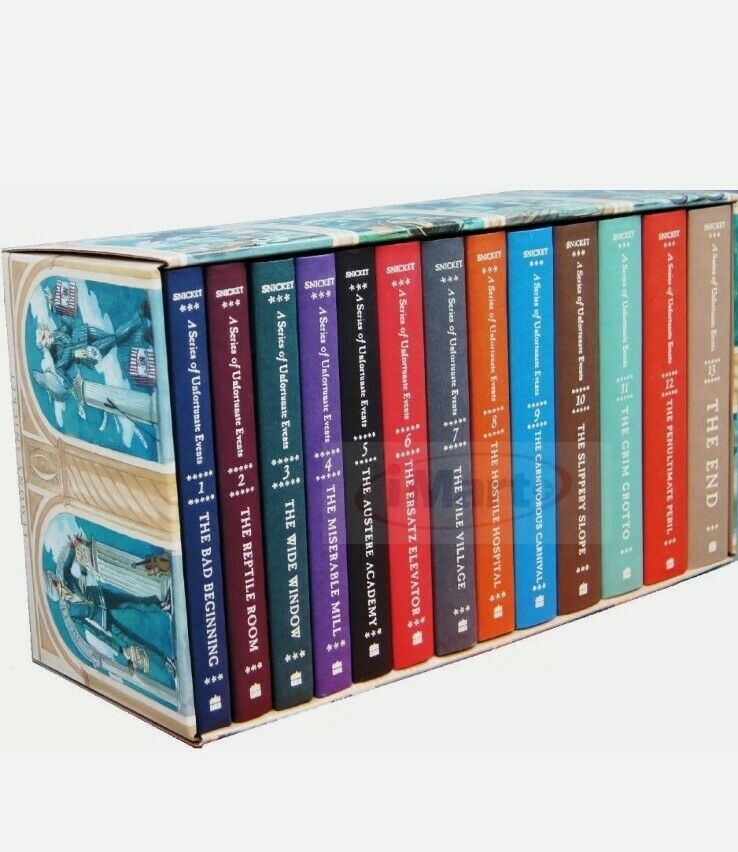A Series of Unfortunate Events Complete Wreck Box Set (13 Books) Hard Cover Ada's Book