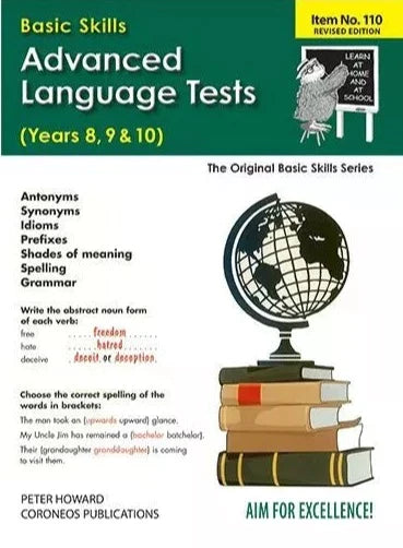 Advanced Language Tests Yrs 8 - 10 (Basic Skills No. 110) Ada's Book