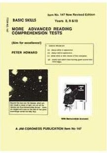 Advanced Reading Comprehension Tests  No. 147-Year 8-10 Scholarship Ada's Book