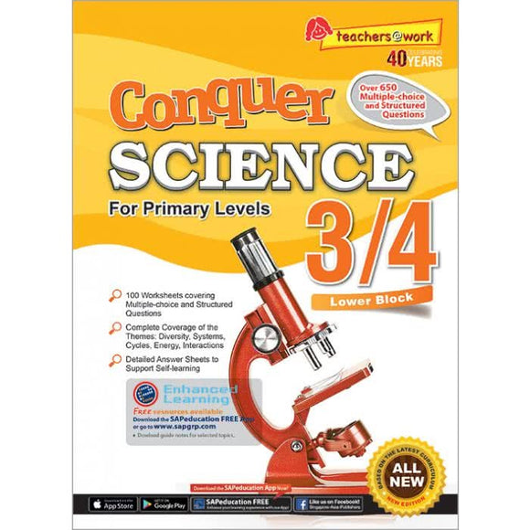 Conquer Science For Primary Levels 3/4 Ada's Book
