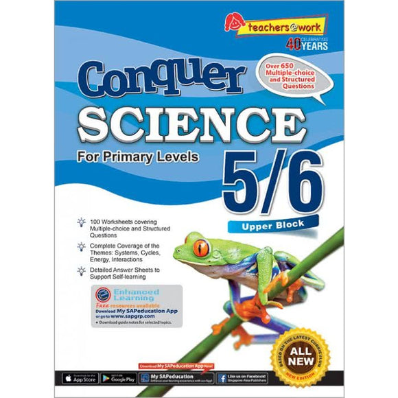 Conquer Science For Primary Levels 5/6 Ada's Book