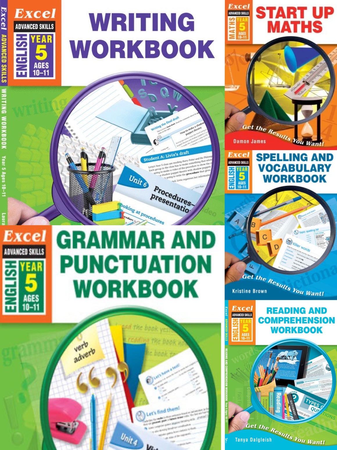 Excel Advanced Skills 5 Book Pack(Writing, Grammar, Maths, Spelling ...
