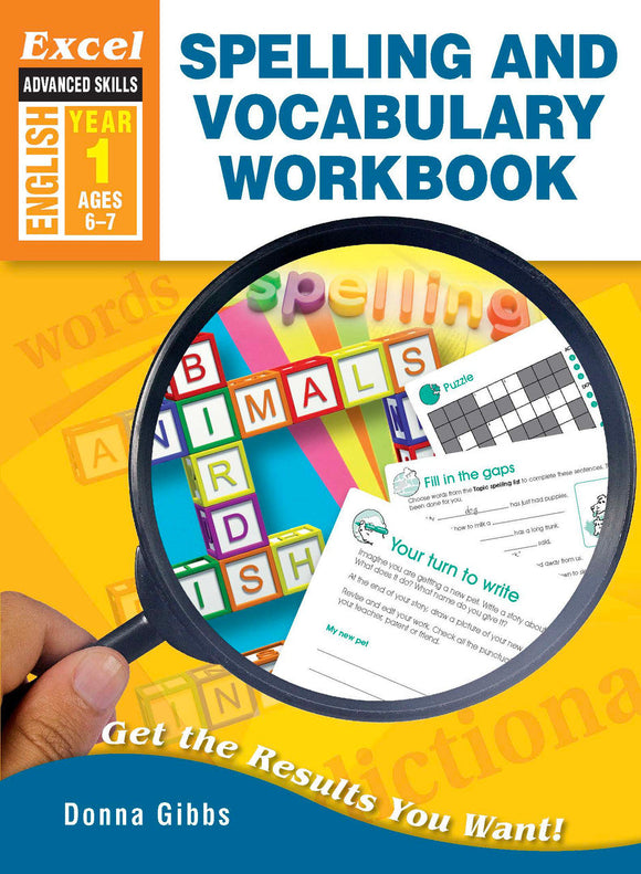 Excel Advanced Skills - Spelling and Vocabulary Workbook Year 1 Ada's Book