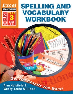 Excel Advanced Skills - Spelling and Vocabulary Workbook Year 3 Ada's Book