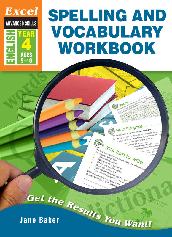 Excel Advanced Skills - Spelling and Vocabulary Workbook Year 4 Ada's Book