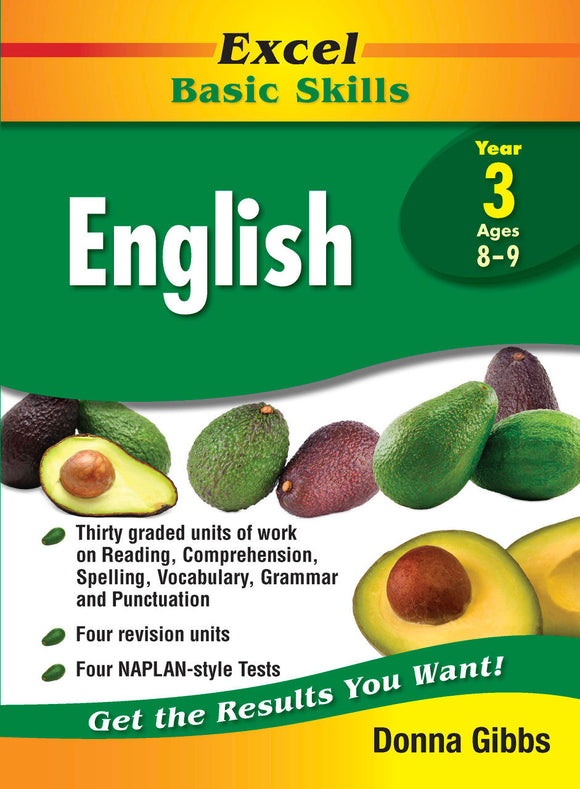 Excel Basic Skills - English Year 3 Ada's Book