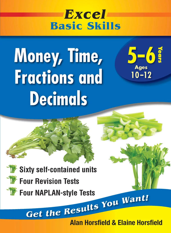 Excel Basic Skills - Money, Time, Fractions and Decimals Years 5-6 Ada's Book