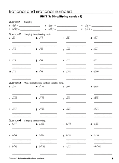 Excel Essential Skills - Advanced Mathematics Revision & Exam Workbook Year 10 Ada's Book