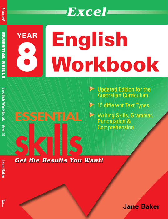 Excel Essential Skills - English Workbook Year 8 Ada's Book