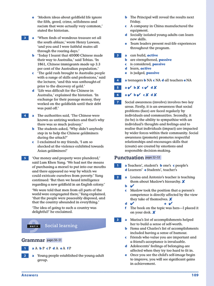 Excel Essential Skills - Grammar & Punctuation Workbook Years 9-10 Ada's Book