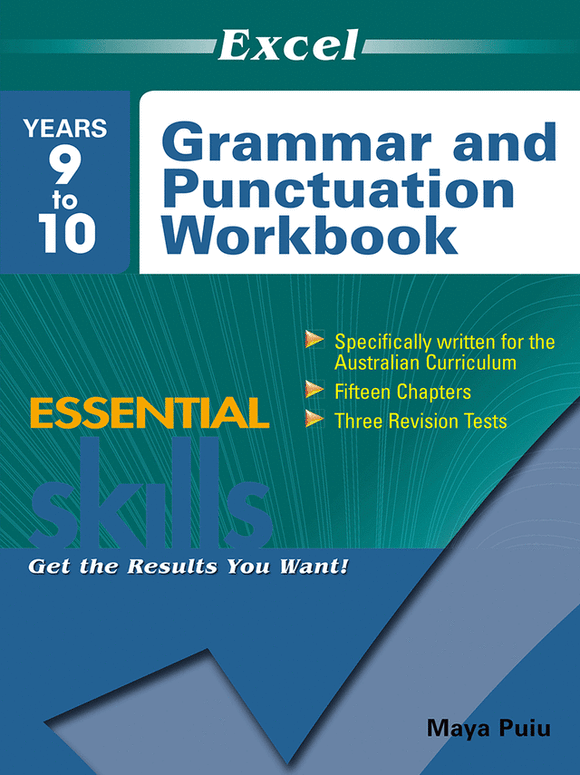 Excel Essential Skills - Grammar & Punctuation Workbook Years 9-10 Ada's Book