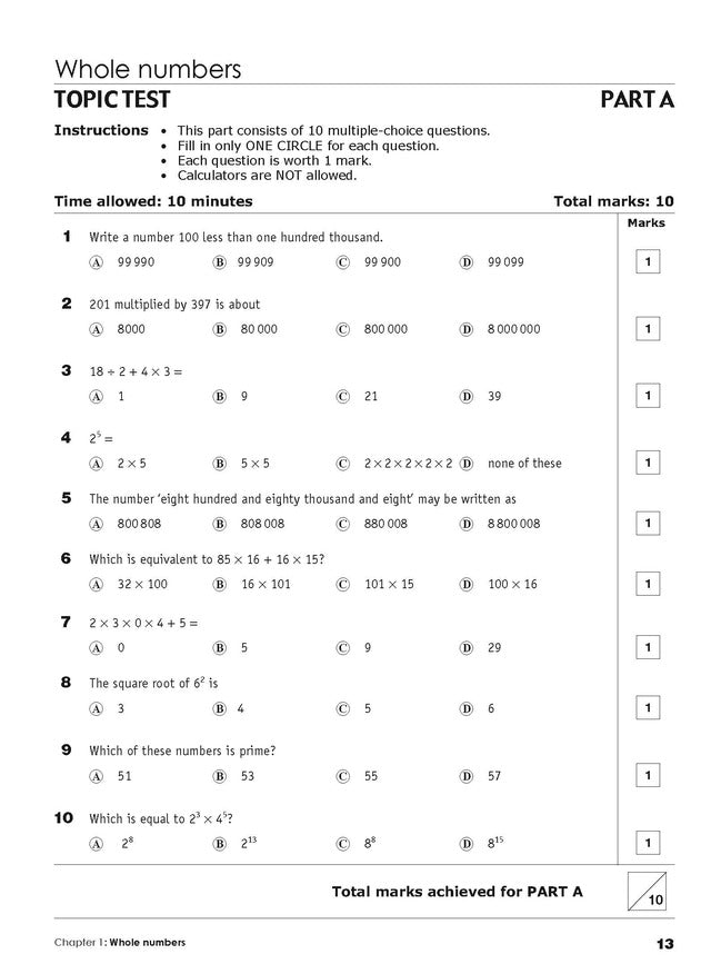 Excel Essential Skills - Mathematics Extension Revision & Exam Workbook Year 7 Ada's Book