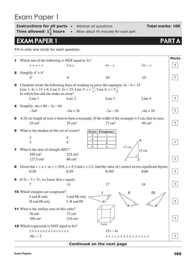 Excel Essential Skills - Mathematics Revision and Exam Workbook Year 10 Ada's Book
