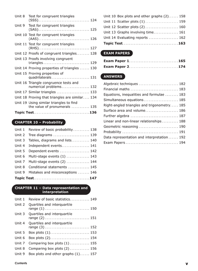 Excel Essential Skills - Mathematics Revision and Exam Workbook Year 10 Ada's Book