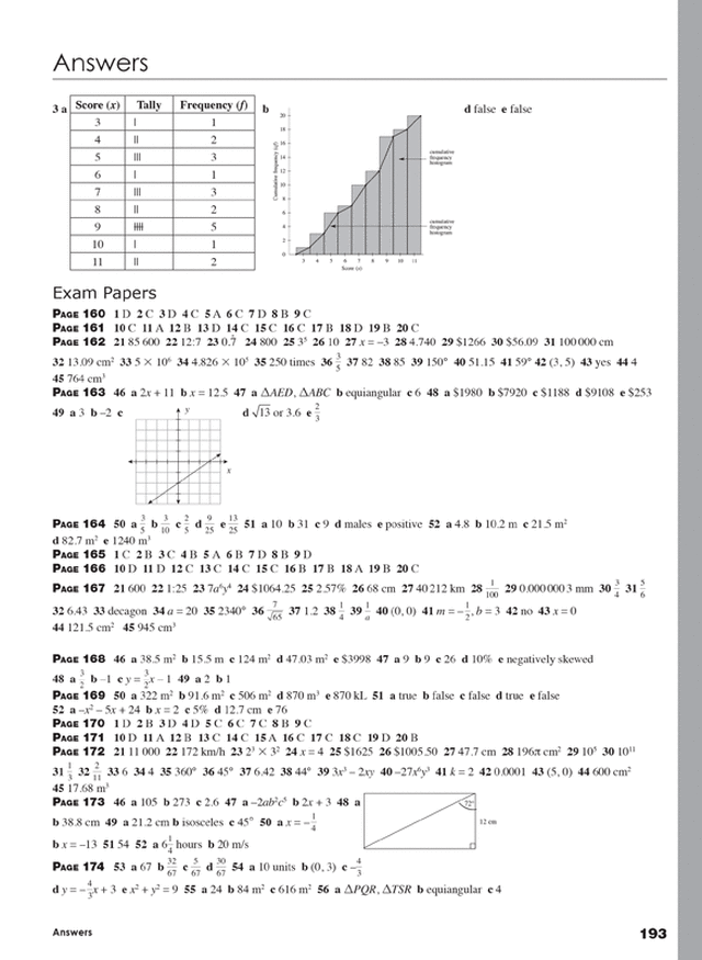 Excel Essential Skills - Mathematics Revision and Exam Workbook Year 9 Ada's Book