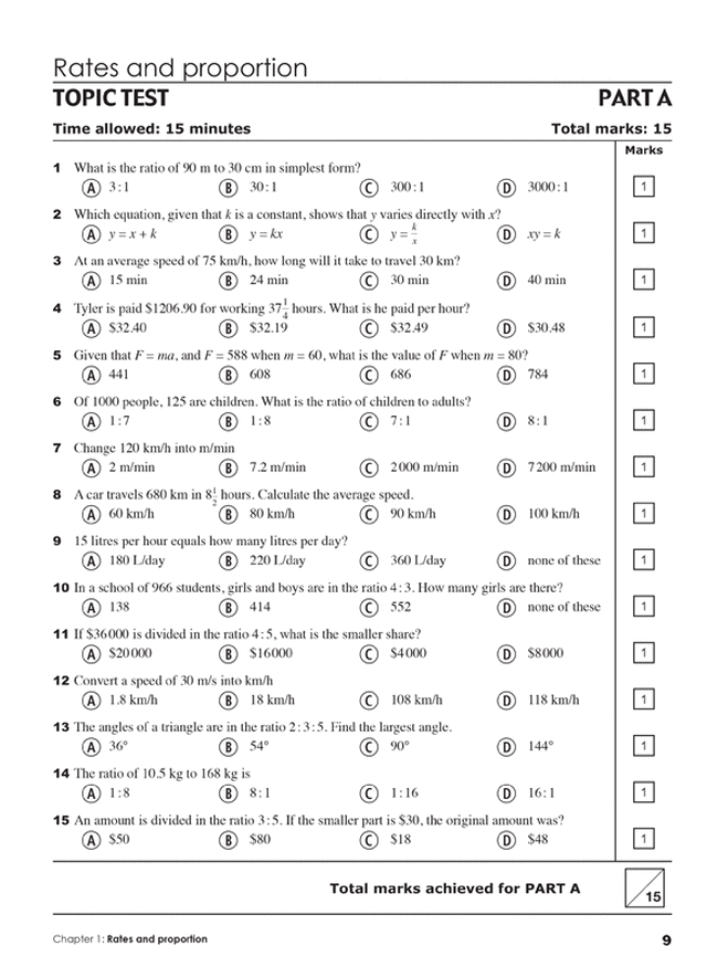 Excel Essential Skills - Mathematics Revision and Exam Workbook Year 9 Ada's Book