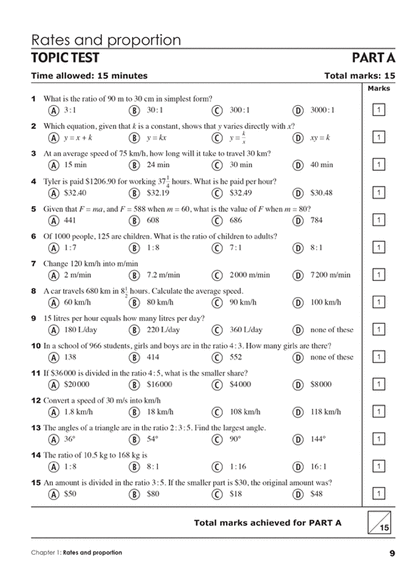 Excel Essential Skills - Mathematics Revision and Exam Workbook Year 9 Ada's Book