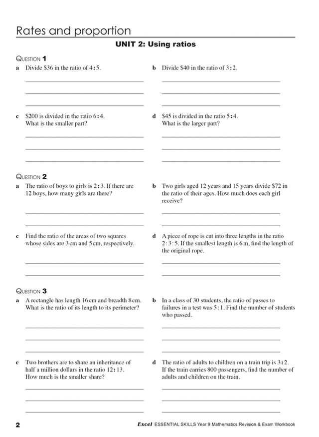 Excel Essential Skills - Mathematics Revision and Exam Workbook Year 9 Ada's Book