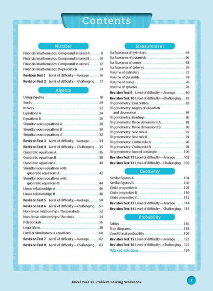 Excel Essential Skills - Problem Solving Workbook Year 10 Ada's Book