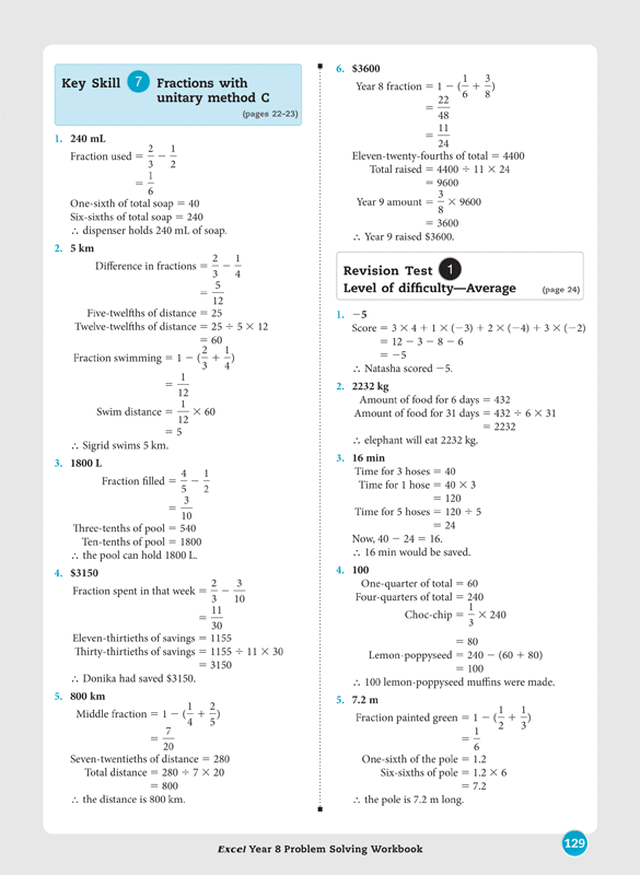 Excel Essential Skills - Problem Solving Workbook Year 8 Ada's Book